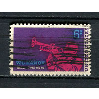 США - 1969 - Композитор Уильям Кристофер Хэнди - [Mi. 982] - полная серия - 1 марка. Гашеная.  (Лот 39Dc)
