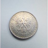 Польша 1 злотый 1987 г (1)