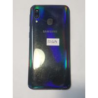 Телефон Samsung A40 (A405FM/DS), серый. 22847