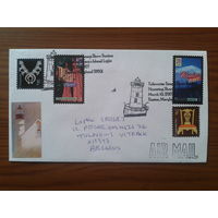 США 2007 СГ Маяки, конверт, прошедший почту