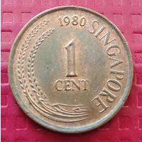 Сингапур 1 цент 1980 г. #40145