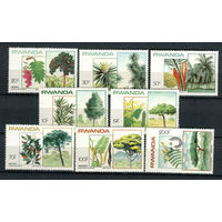 Руанда - 1984 - Деревья и цветы - [Mi. 1251-1258] - полная серия - 8 марок. MNH.