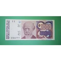 Банкнота 1000 аустралей 1988 г.