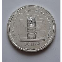 1 доллар 1977 г. 25 лет коронации Елизаветы II. Канада