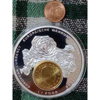 Либерия 1 доллар 2002 евро валюта Люксембурга