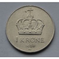 Норвегия, 1 крона 1980 г.