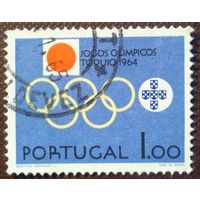 Португалия 1964. Олимпийские игры Токио-64. Марка из серии