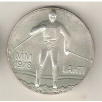 Финляндия 25 марка 1978 Зимние игры в Лахти