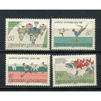 Лихтенштейн - 1988 - Летние олимпийские игры - [Mi. 947-950] - полная серия - 4 марки. MNH.  (Лот 154BS)