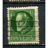 Королевство Бавария в составе Германской империи - 1916/1920 - Король Людвиг III 7 1/2Pf - [Mi.113A] - 1 марка. Гашеная.  (Лот 100CR)