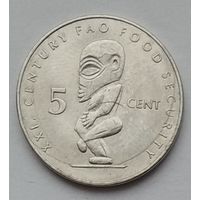 Острова Кука 5 центов 2000 г. ФАО