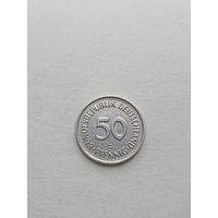 Германия 50 пфенингов 1991г(А)