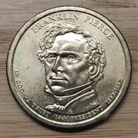 США 1 Доллар 2010. 14-й Президент - Франклин Пирс (D)