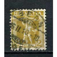 Швейцария - 1907 - Сын Вильгельма Телля с арбалетом 2с - [Mi.95] - 1 марка. Гашеная.  (Лот 107CB)