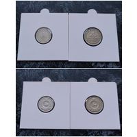 Распродажа с 1 рубля!!! Шри-Ланка 2 монеты (1, 25 центов) 1971 г. UNC