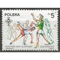 Польша. Олимпиада Лос Анджелес'84. Гандбол. 1984г. Mi#2913.