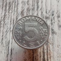 Румыния 5 лей нечастая 1994  распродажа