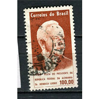 Бразилия - 1964 - Визит президента Генриха Любке - [Mi. 1057] - полная серия - 1 марка. Гашеная.  (Лот 25CG)