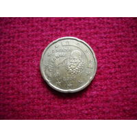 Испания 20 евроцентов 2000 г.