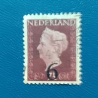 Нидерланды Стандарт Королева С надпечаткой