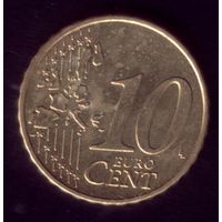 10 центов 2002 год J Германия 2