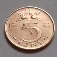 5 центов, Нидерланды 1961 г.
