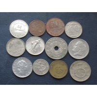 В основном иностранные монеты