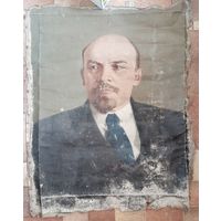 Портрет Ленин. 84 х 67 см. Холст, Масло