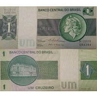 Бразилия 1 Крузейро 1975 UNC П2-210