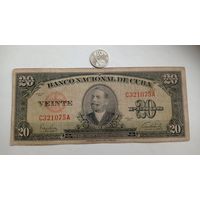 Werty71 Куба 20 Песо 1949 банкнота