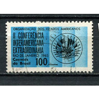 Бразилия - 1965 - Межамериканская конференция - [Mi. 1091] - полная серия - 1 марка. Гашеная.  (Лот 33CG)