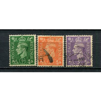 Великобритания - 1941/1948 - Король Георг VI [Mi. 221, 224, 226] - 3 марки. Гашеные.  (Лот 50BJ)
