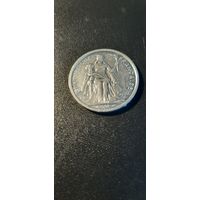 Французская Полинезия 2 франка 1991
