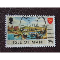 Остров Мэн 1973 г. Порт святой Марии.