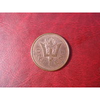 1 цент 2001 год Барбадос