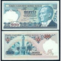 Турция, 500 лир 1983 год. UNC