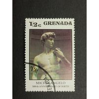 Гренада 1975. 500 лет со дня рождения Микеланджело