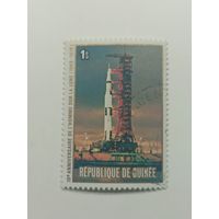 Гвинея 1980. 10 лет со дня первой высадки на Луну