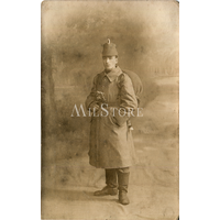 Военнослужащий 1-го батальона телеграфной связи (?) Слоним. 26 июня 1916 год.