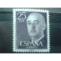 Испания 1955 Генерал Франко** 25 с