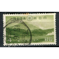 Японская империя - 1940 - Пейзаж 4S - [Mi.293] - 1 марка. Гашеная.  (Лот 97EL)-T2P19
