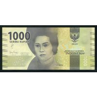 Индонезия 1000 рупий 2021 г. P154e. Серия MCT. UNC