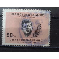 Сальвадор 1964 Памяти президента Кеннеди