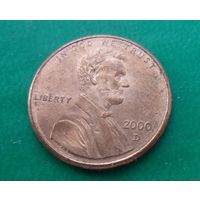 1 цент США 2000 г.в. D