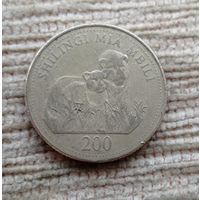 Werty71 Танзания 200 шиллингов 1998 Лев