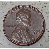 США 1 цент, 1975 Lincoln Cent Без отметки монетного двора (15-9-10)