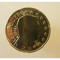 50 евроцентов 2018 Люксембург UNC из ролла