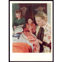1957 год Белорусские вышивальщицы
