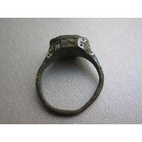 Кольцо. Перстень. Остатки эмали. #1