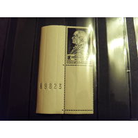 1947 Франция марка с номером печатного листа и белым купоном MNH** (4-10)